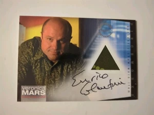Enrico Colantoni Autograph And Swatch Card Veronica Mars - Picture 1 of 2