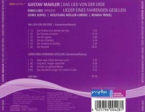 FABIO LUISI MAHLER: DAS LIED VON DER ERDE; LIEDER EINES FAHRENDEN GESELLEN NEW C - Picture 1 of 1