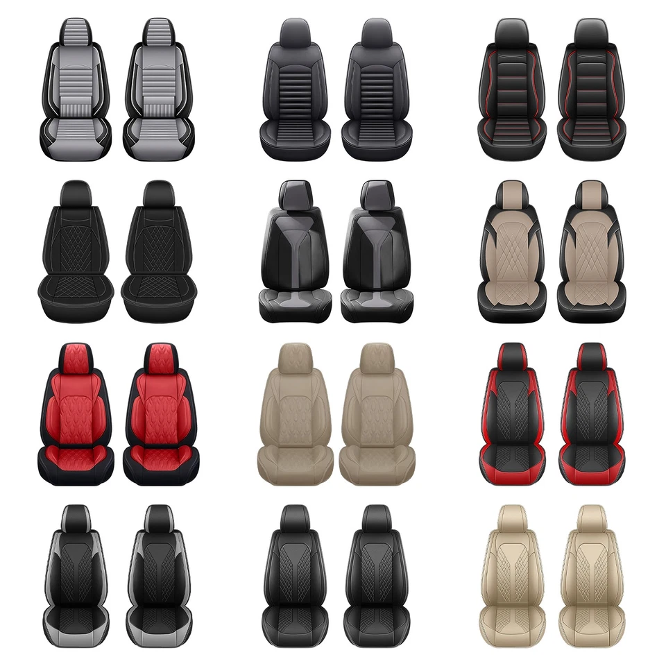 Waterproof PU Leather Car Seat Covers For Honda Custom Front Cushion (2 Seat) - Изображение 1 из 1