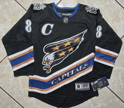 Camiseta cosida Alexander Ovechkin Washington Capitals NHL juvenil nueva con etiquetas S/M niños $140 Foto 1 de 4