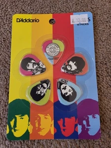 D'Addario Beatles 2016 Sgt. Pepper Gitarren-Plektren 10 Medium NEU - Bild 1 von 3