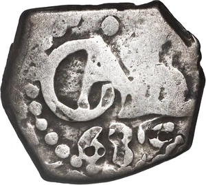 PERU, Lima, cob 1/2 real, 1685. - Picture 1 of 3