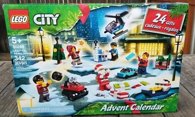 Lego City 60268 Advent Calendar Retired 2020 - 342 Pieces !! 24 Gifts - Image 1 of 2