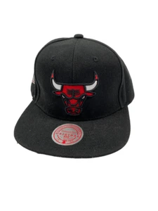 Cappello uomo Chicago Bull NBA Mitchell & Ness snapback taglia unica - Foto 1 di 7