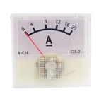 Analog Amperemeter DC0-20A Panel Meter Mechanical Current Meter Pointers