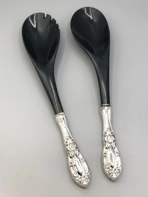 Juego de 2 ensaladas de plata de ley King Richard by Towle 11,75" Foto 1 de 4