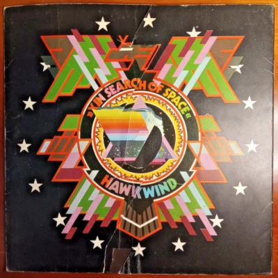 HAWKWIND - X IN SEARCH OF SPACE Rare 1st ITALY Press 1971 VINYL LP - Image 1 of 4