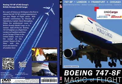 BRITISH AIRWAYS CARGO BOEING 747-8F Aircraft COCKPIT DVD Video-Brand New Sealed - Image 1 of 4