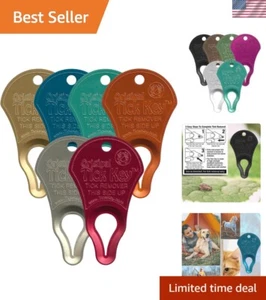 Tick Key Tick Removal Tool Pack - Versatile Made in USA Device for Pets & People - Picture 1 of 9