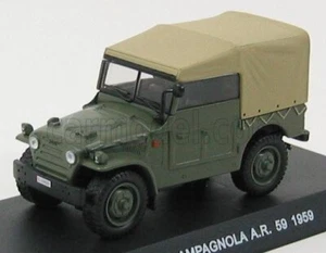 MODELLINO AUTO STATICO FIAT CAMPAGNOLA A.R. 59 CARABINIERI 1959 VERDE SCALA 1/43 - Foto 1 di 5