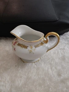 Antique W. Guerin & Co. Limoges Hand Painted Yellow And Red Roses Pitcher - Picture 1 of 14