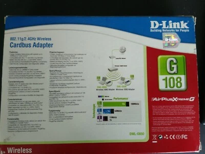 dlink dwl g650 boxed pcmcia wifi - Image 1 of 4