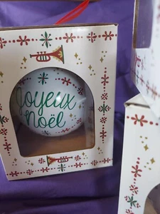 BRAND NEW-"Joyeux Noel" Christmas Ornament-Louisiana-Music-Jazz Themed-Sealed! - Picture 1 of 3