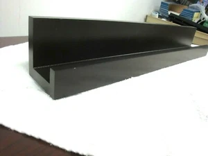 Ledge shelving by Kiera Grace color: Espresso   24"L x 3 1/2"D x 3 1/2"H - Picture 1 of 4