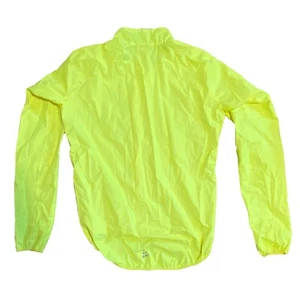 Giacca a vento da uomo CRAFT leggera da ciclismo, giallo hi-vis, taglia media ottime condizioni - Foto 1 di 4