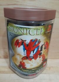 LEGO BIONICLE: VINTAGE COLLECTIBLE #8563 TAHNOK COMPLETE CANISTER & Instructions