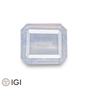 IGI Certified KASHMIR Blue Sapphire 2.69 Ct. Natural Untreated OCTAGON - Picture 1 of 7