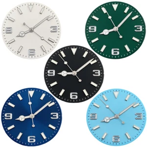 28.5mm Watch Dial and hands Fit NH35 NH36 Miyota 8215 821A ETA2836 2824 DG2813 - Picture 1 of 18