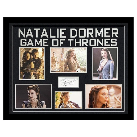 Signed Natalie Dormer Framed Display - Large Game Of Thrones Autograph +COA Cover