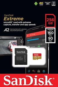 Sandisk 256GB Micro Extreme sailing best 4K SD card for GoPro Hero 12 11 10 9