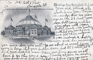 World's Fair Dome Bldg 1893 World’s Columbian Exposition Chicago Postcard 1907