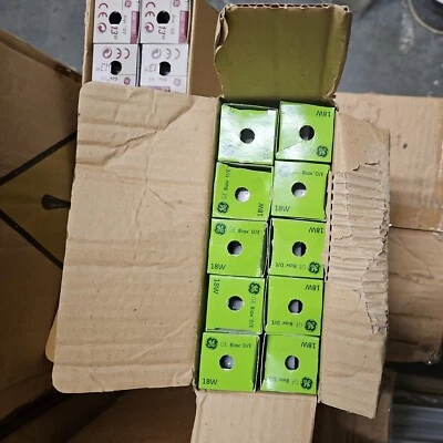 10x GENERAL ELECTRIC BIAX D/E 18W 4 PIN G24Q-2  1200 LUMEN - Image 1 of 4