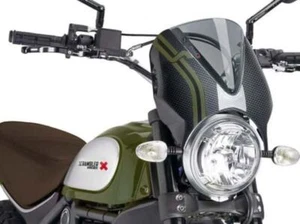 Carenado Puig Retrovision CBN Look y pantalla LGT Smk Ducati Scrambler Sixty2 16-20 - Imagen 1 de 2