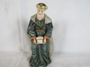O'WELL Porcelain WISEMAN Replacement Christmas NATIVITY FIGURINE SCULPTURE - Picture 1 of 7