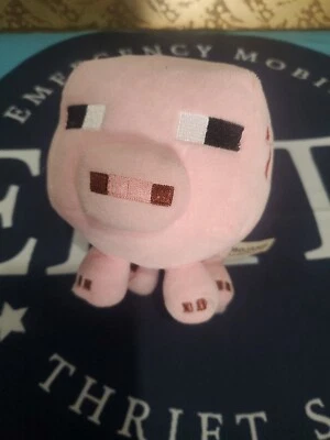 Juguete de peluche Minecraft Pig Mojang 2014 6"  Foto 1 de 4