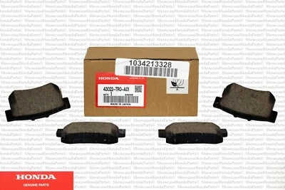 Оригинальный комплект задних тормозных колодок Honda от оригинального производителя подходит для: 2012-2015 Civic (колодки, прокладки и смазка) - Изображение 1 из 2