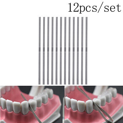 12pcs 4mm Dental Metal Polishing Stick Strip Single Surface Whtening MaterAGUK • 7.93£