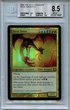 MTG Nicol Bolas BGS 8.5 NM/MT+ FTV Dragons Magic Foil Amricons 8693