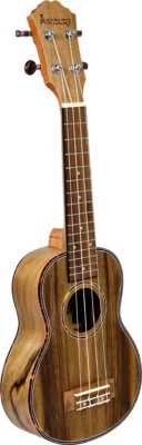 ASHBURY AU-89SZ Soprano Ukulele in attractive DAO wood at Hobgoblin Music