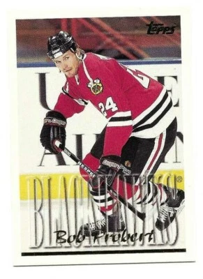 BOB PROBERT 1995-96 TOPPS CARD NM-MT+ CONDITION - Image 1 of 2