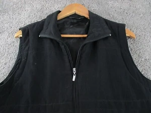 Black Pepper Jacket/Vest 10 Sleeveless Zip Up Pockets Bodywarmer Black - Picture 1 of 10