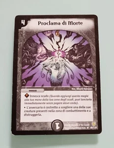Duel Masters PROCLAMA DI MORTE Card ♦ 65/110 ITA non comune - Picture 1 of 2
