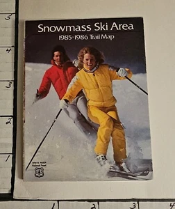 VINTAGE 1985/86 SNOWMASS MOUNTAIN SKI AREA IN ASPEN, COLORADO MINT UNUSED COND.
