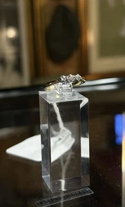 A 3 stone Old Cut Diamond Ring - Picture 1 of 4