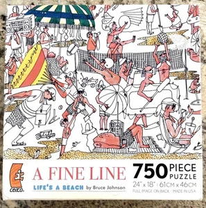 Older (2009) Ceaco puzzle; Life's a Beach by Bruce Johnson; 750 pcs  2972-1 - Picture 1 of 2