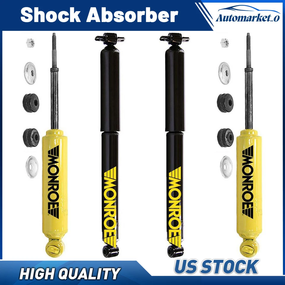 Amortiguadores delanteros traseros para Chevrolet Express 3500 1996 1997 1998-2000 7,4 L Foto 1 de 4