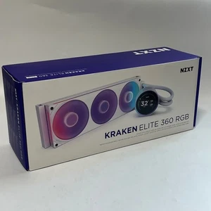 NZXT - Radiatore Kraken Elite RGB 360mm 2024 (1x ventola core RGB a telaio singolo) - Foto 1 di 3