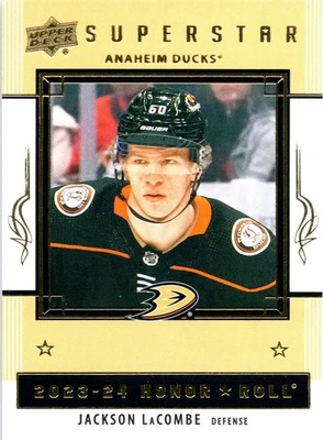 2023-24 Upper Deck #HR43 Jackson LaCombe Honor Roll Ducks - Image 1 of 2