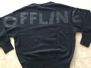 Neu ohne Etikett Offline by Aerie Unisex 100 % Baumwolle Sweat Top Farbe schwarz S/P - Bild 1 von 19