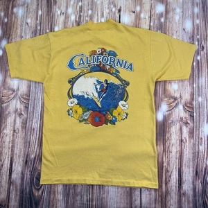 Camiseta vintage 1974 Pepperdine University Malibu puntada única talla mediana - Imagen 1 de 11