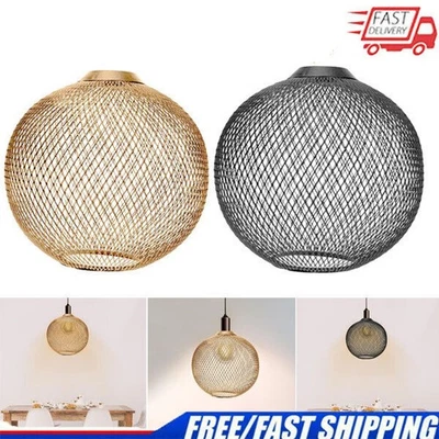 Retro Hollow Out Lamp Shade Pendant Ceiling Light Shade Cover Style Chandelier - Image 1 of 4