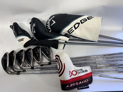 Callaway Edge Complete Set LH Regular Steel 10 Clubs Driver 3W Hybrid + Putter - Image 1 of 4