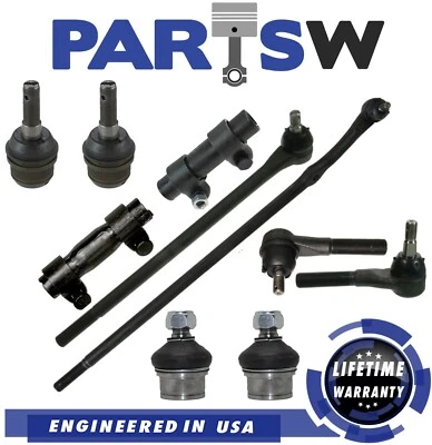 Rótulas de barras de amarre de enlace central de 10 piezas para Ford F-100 F-150 F-250 F-350 Bronco Foto 1 de 3