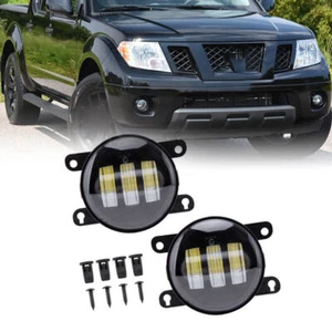 Pair LED Front Fog Lights Fog Lamp For Land Rover Discovery 4 L319 2010-2016 - Picture 1 of 12