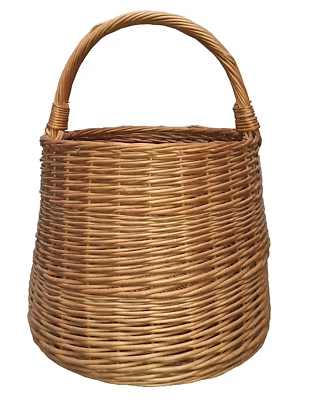 Handarbeit  Weidenkorb -Wäschekorb  Aufbewahrungskorb Wäschesammler Y 369 - Bild 1 von 4