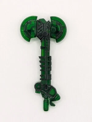 Transformers Superlink Clear Green Energy Axe complete Takara TV Magazine - Image 1 of 4